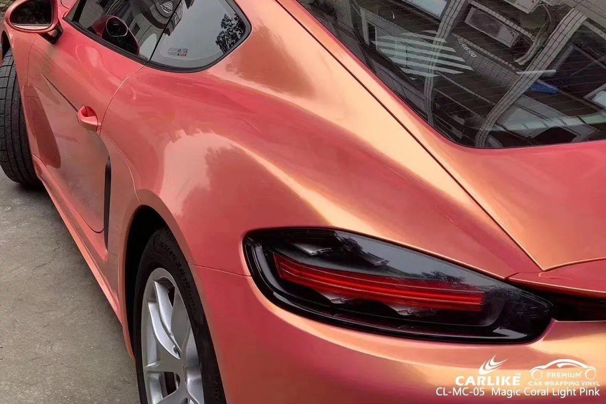 CARLIKE CL-MC-05 Gloss Magic Coral Light Pink Vinyl - CARLIKE WRAP