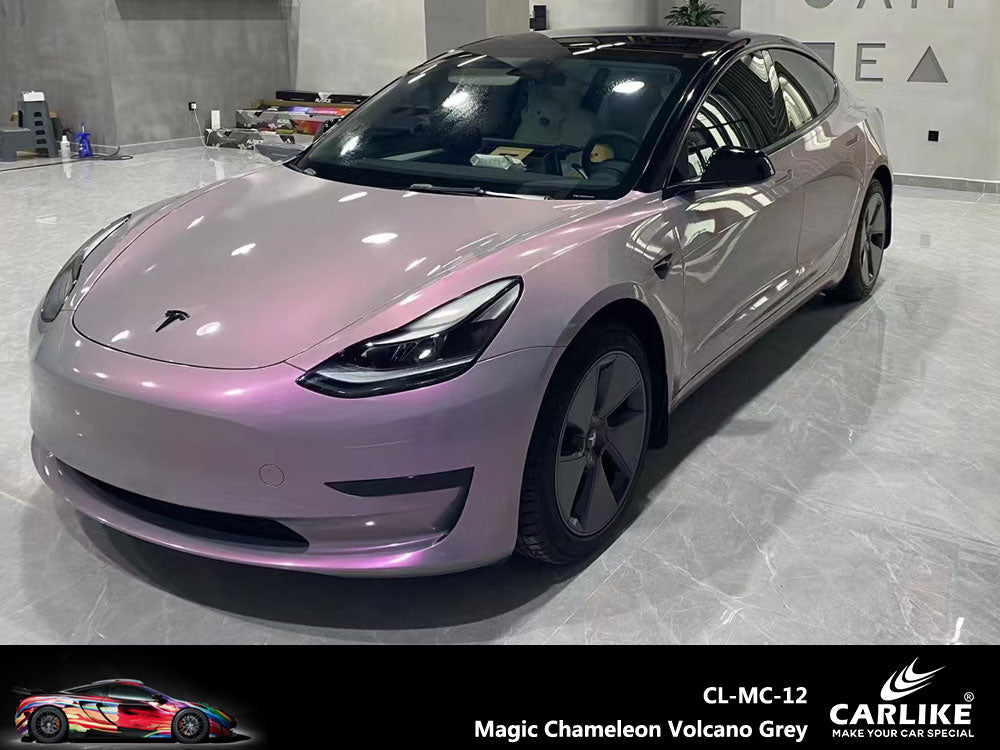 CARLIKE CL-MC-12 Magic Chameleon Volcano Grey Vinyl - CARLIKE WRAP
