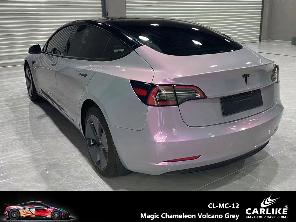 CARLIKE CL-MC-12 Magic Chameleon Volcano Grey Vinyl - CARLIKE WRAP