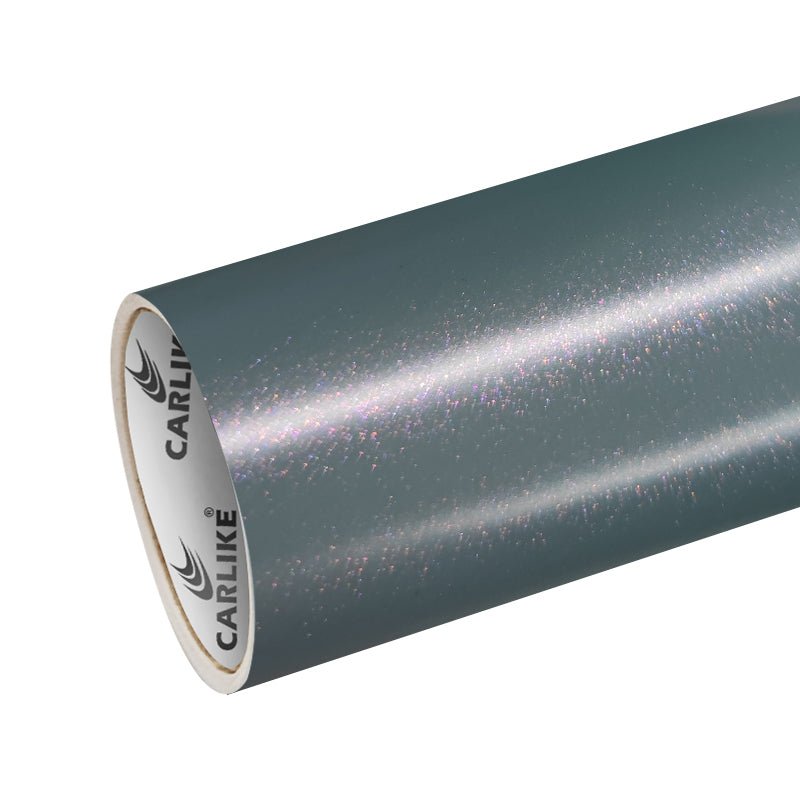 CARLIKE CL-MD-11 Chameleon Diamond Magic Matte Grey Red Vinyl - CARLIKE WRAP