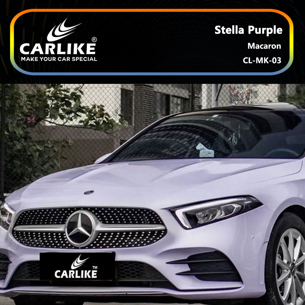 CARLIKE CL-MK-03 Macaron Stella Purple Vinyl - CARLIKE WRAP