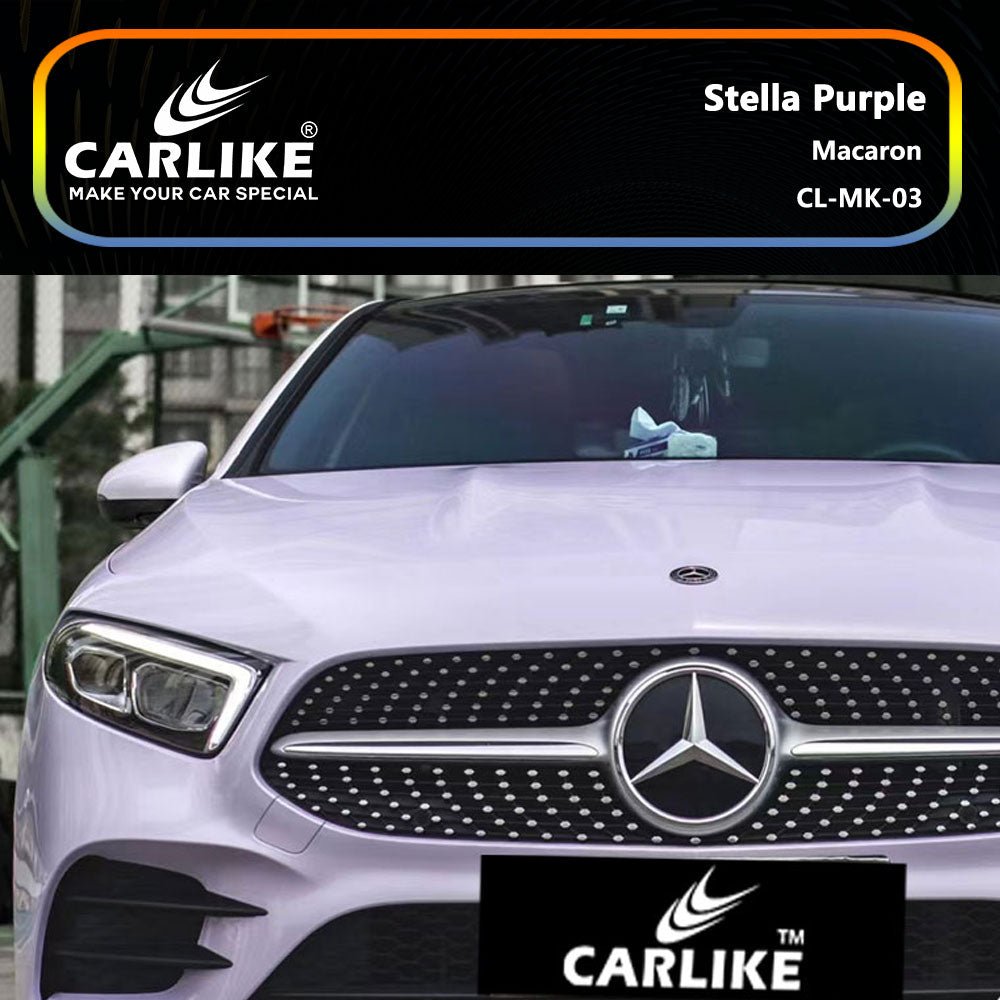 CARLIKE CL-MK-03 Macaron Stella Purple Vinyl - CARLIKE WRAP