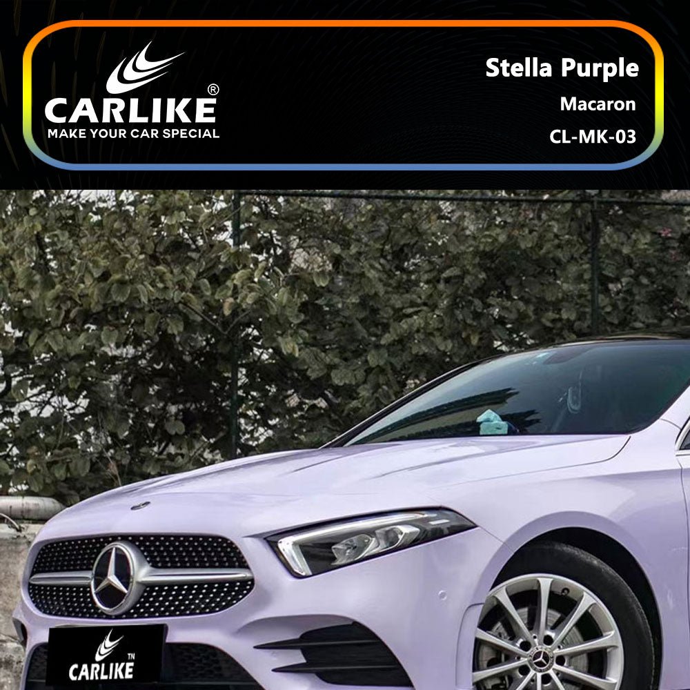CARLIKE CL-MK-03 Macaron Stella Purple Vinyl - CARLIKE WRAP