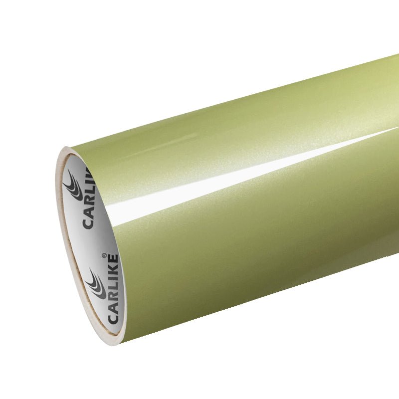 CARLIKE CL-MK-04P Macaron Vanilla Yellow Vinyl (PET Air Release Paper) - CARLIKE WRAP