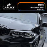 CARLIKE CL-MS-01 Satin Ceramic Matte Black Vinyl - CARLIKE WRAP