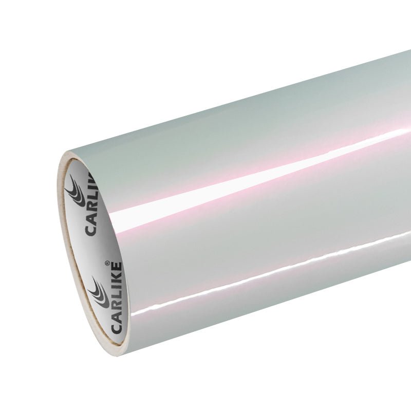 CARLIKE CL-MW-04 Pearl Magic Gloss White Red Vinyl - CARLIKE WRAP