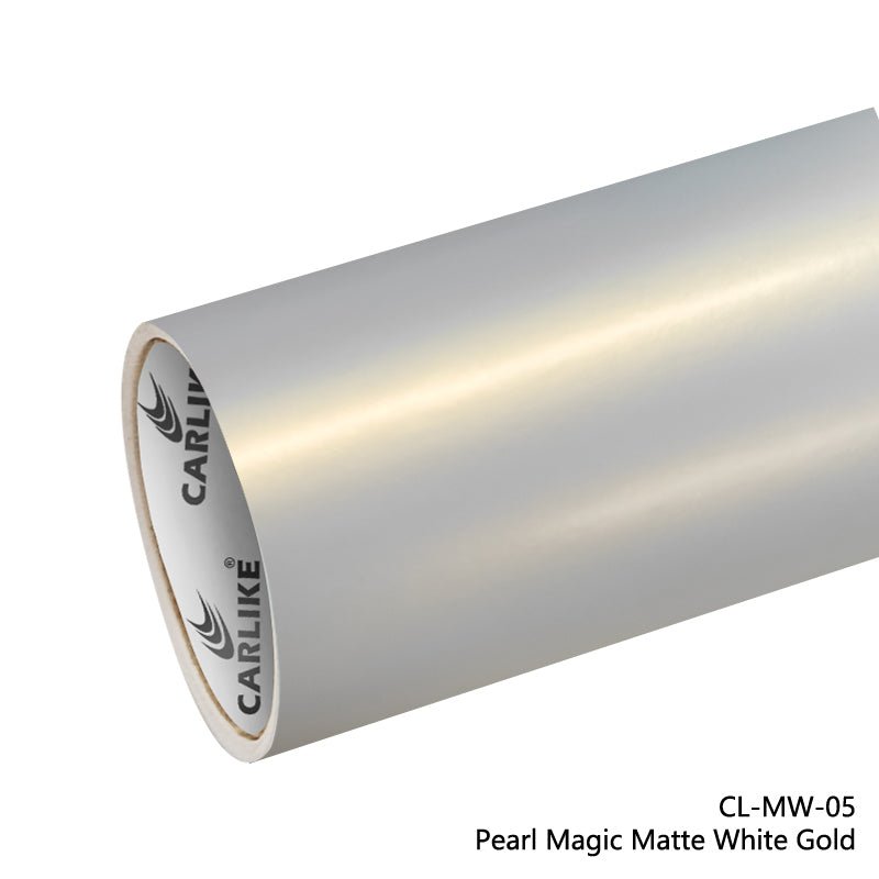 CARLIKE CL-MW-05 Pearl Magic Matte White Gold Vinyl - CARLIKE WRAP