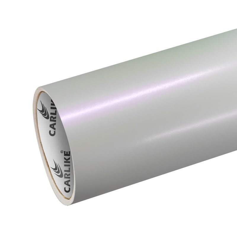 CARLIKE CL-MW-06 Pearl Magic Matte White Purple Vinyl - CARLIKE WRAP