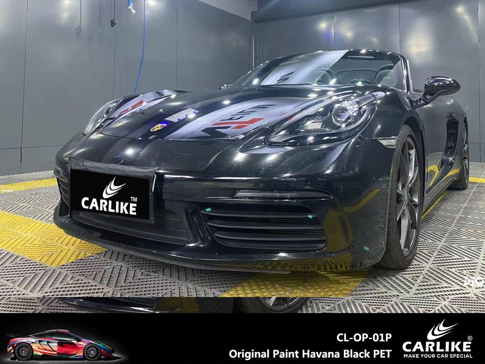 CARLIKE CL-OP-01P Original Paint Havana Black Vinyl PET Liner - CARLIKE WRAP