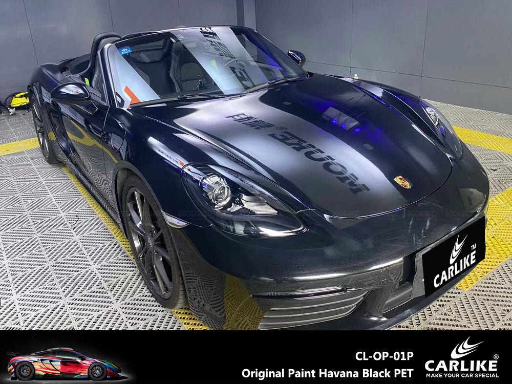 CARLIKE CL-OP-01P Original Paint Havana Black Vinyl PET Liner - CARLIKE WRAP