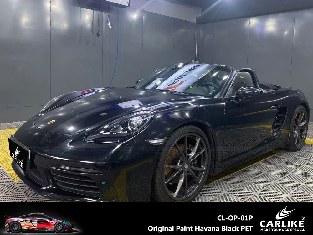 CARLIKE CL-OP-01P Original Paint Havana Black Vinyl PET Liner - CARLIKE WRAP
