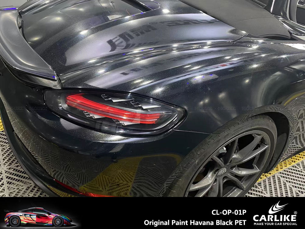 CARLIKE CL-OP-01P Original Paint Havana Black Vinyl PET Liner - CARLIKE WRAP