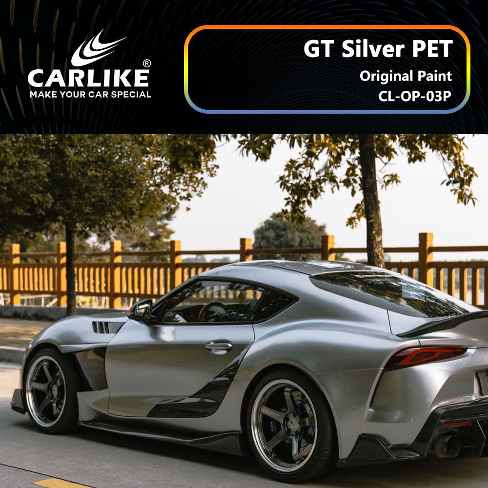 CARLIKE CL-OP-03P Original Paint GT Silver Vinyl PET Liner - CARLIKE WRAP