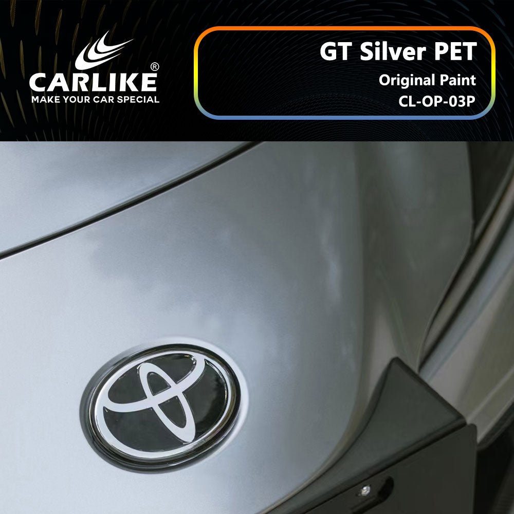 CARLIKE CL-OP-03P Original Paint GT Silver Vinyl PET Liner - CARLIKE WRAP