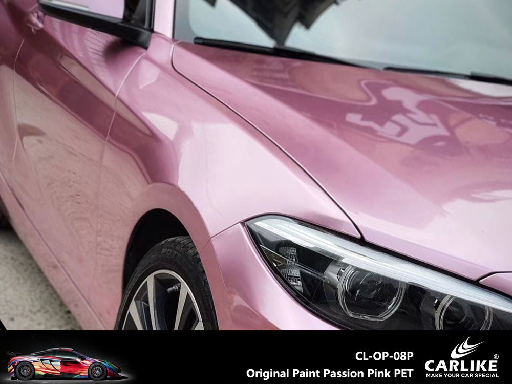 CARLIKE CL-OP-08P Original Paint Passion Pink Vinyl PET Liner - CARLIKE WRAP