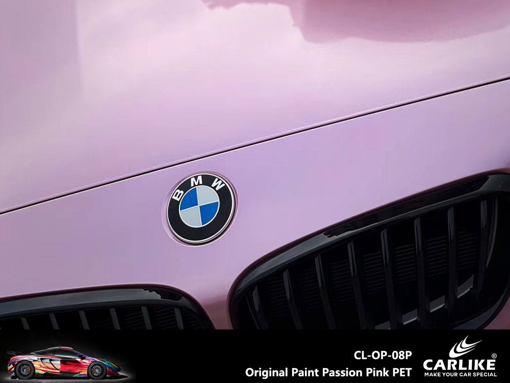 CARLIKE CL-OP-08P Original Paint Passion Pink Vinyl PET Liner - CARLIKE WRAP
