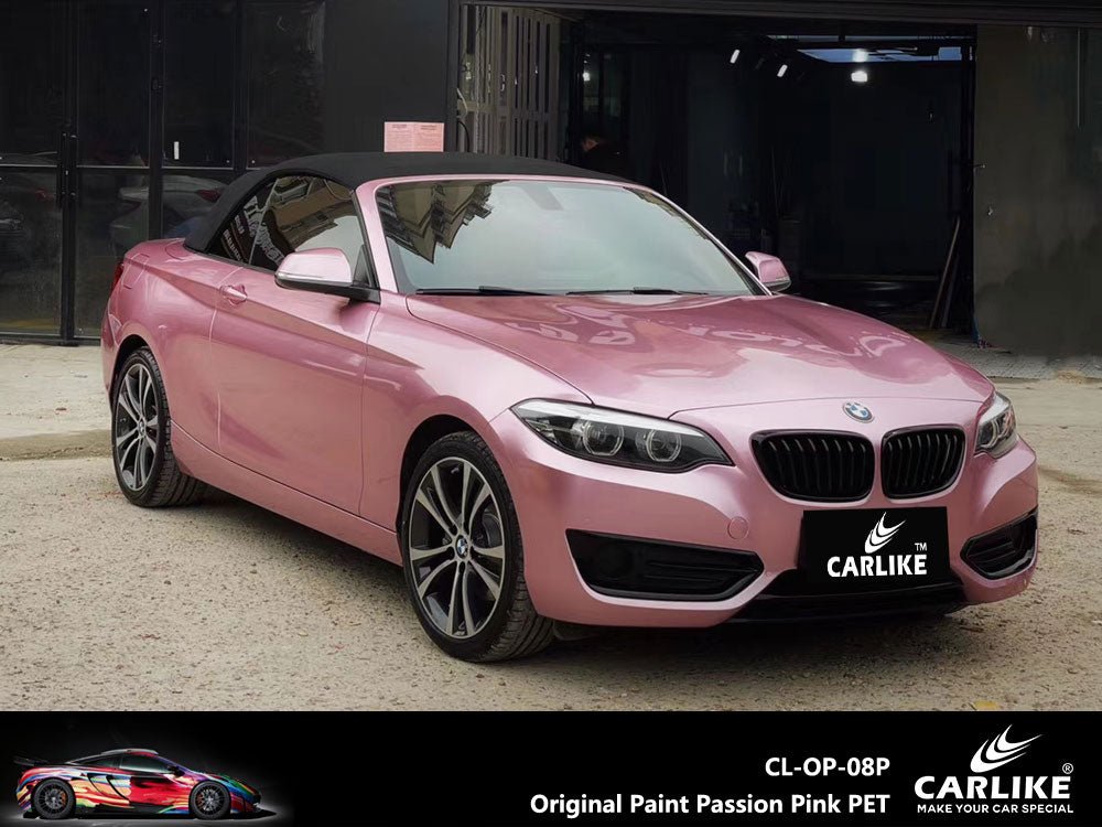CARLIKE CL-OP-08P Original Paint Passion Pink Vinyl PET Liner - CARLIKE WRAP
