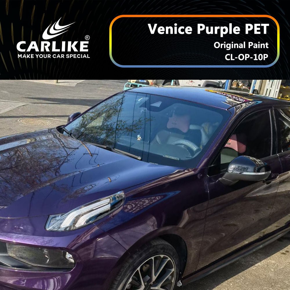 CARLIKE CL-OP-10P Original Paint Venice Purple Vinyl PET Liner - CARLIKE WRAP