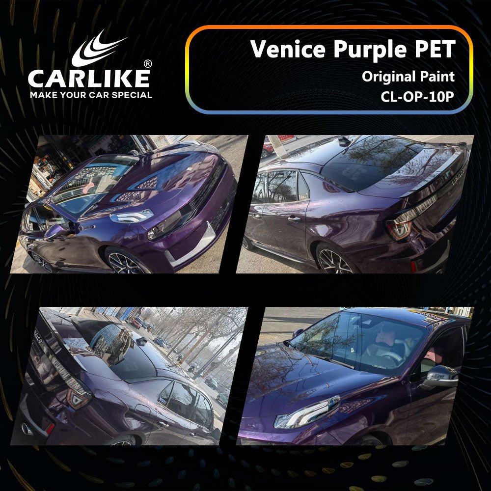 CARLIKE CL-OP-10P Original Paint Venice Purple Vinyl PET Liner - CARLIKE WRAP