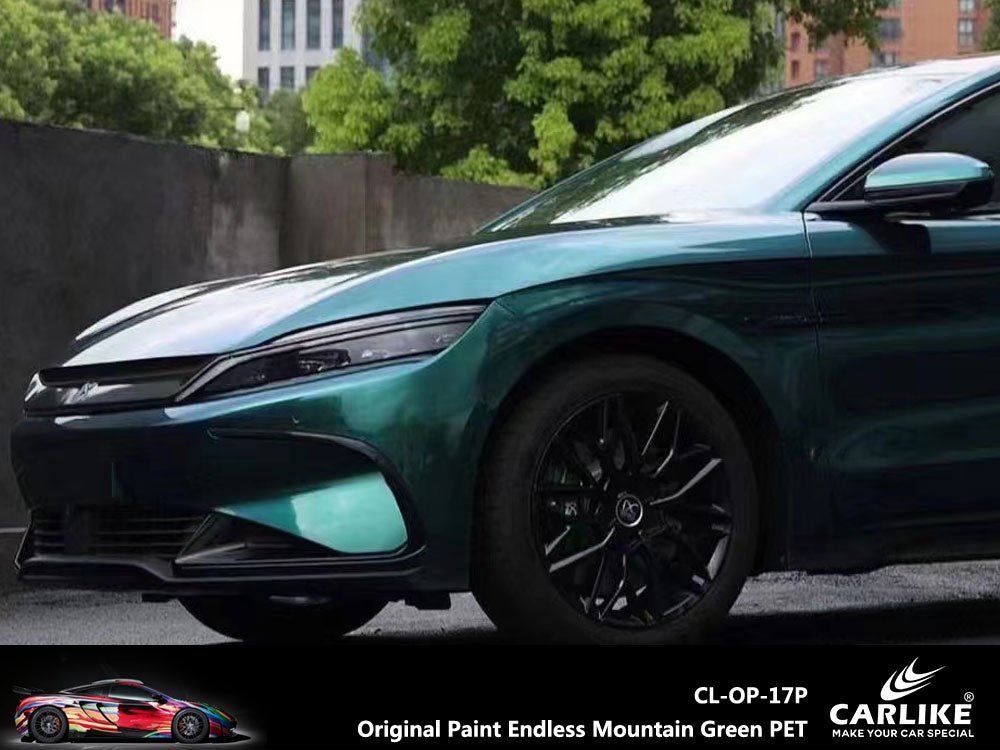 CARLIKE CL-OP-17P Original Paint Endless Mountain Green Vinyl PET Liner - CARLIKE WRAP