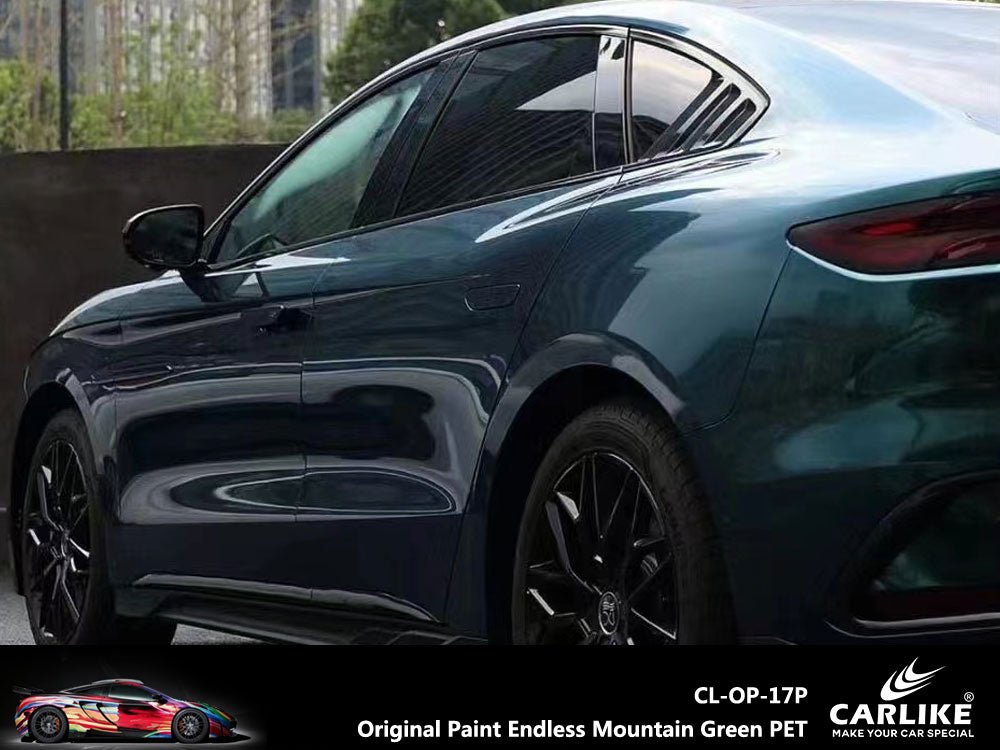 CARLIKE CL-OP-17P Original Paint Endless Mountain Green Vinyl PET Liner - CARLIKE WRAP