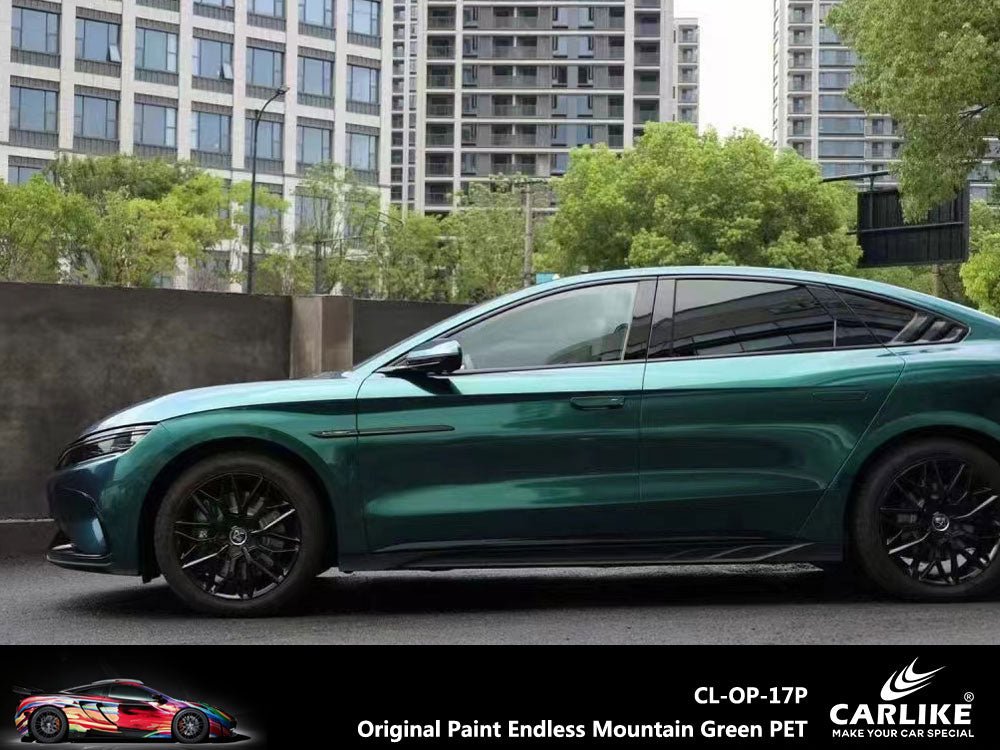 CARLIKE CL-OP-17P Original Paint Endless Mountain Green Vinyl PET Liner - CARLIKE WRAP