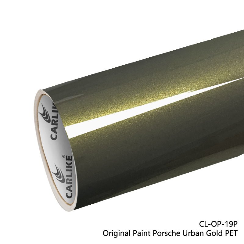 CARLIKE CL-OP-19P Original Paint Porsche Urban Gold Vinyl PET Liner - CARLIKE WRAP