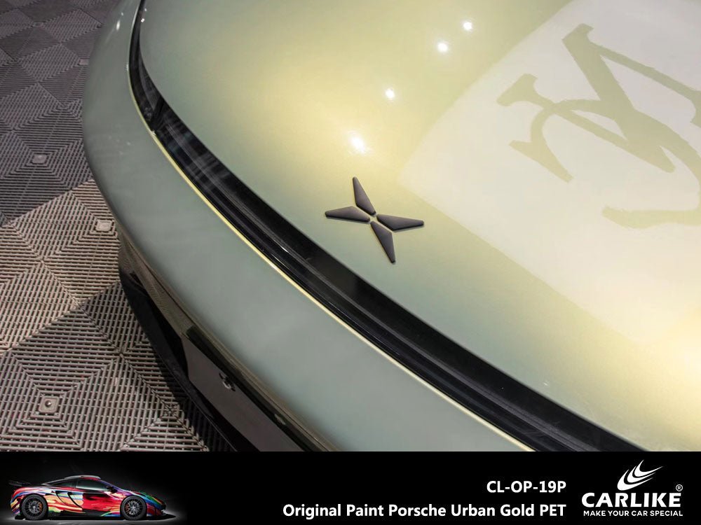 CARLIKE CL-OP-19P Original Paint Porsche Urban Gold Vinyl PET Liner - CARLIKE WRAP