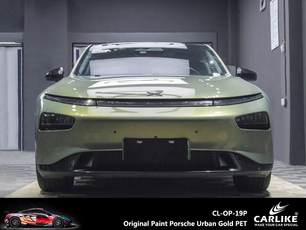 CARLIKE CL-OP-19P Original Paint Porsche Urban Gold Vinyl PET Liner - CARLIKE WRAP