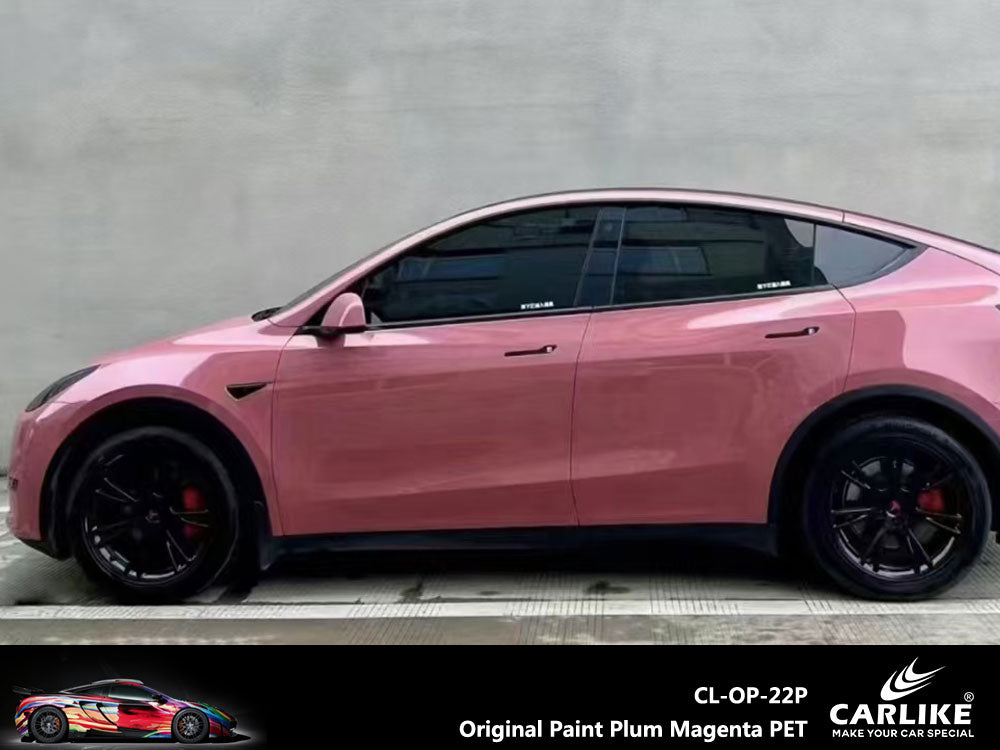 CARLIKE CL-OP-22P Original Paint Plum Magenta Vinyl PET Liner - CARLIKE WRAP