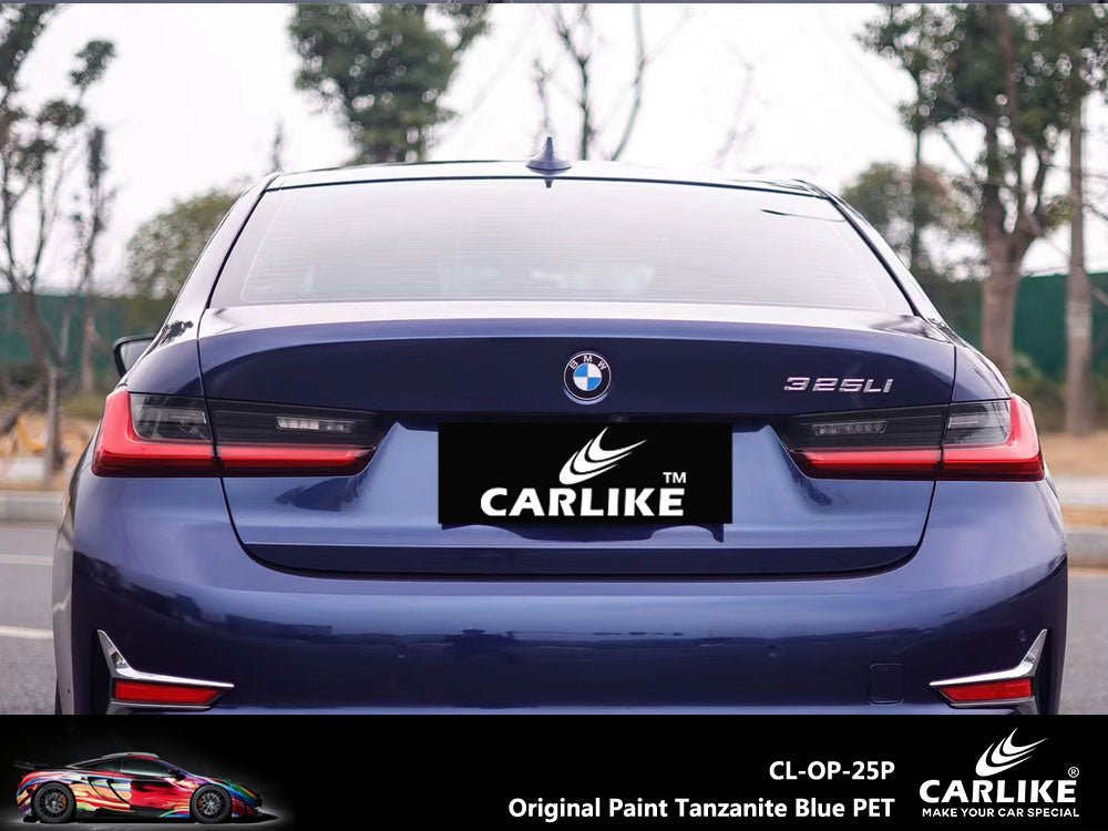 CARLIKE CL-OP-25P Original Paint Tanzanite Blue Vinyl PET Liner - CARLIKE WRAP