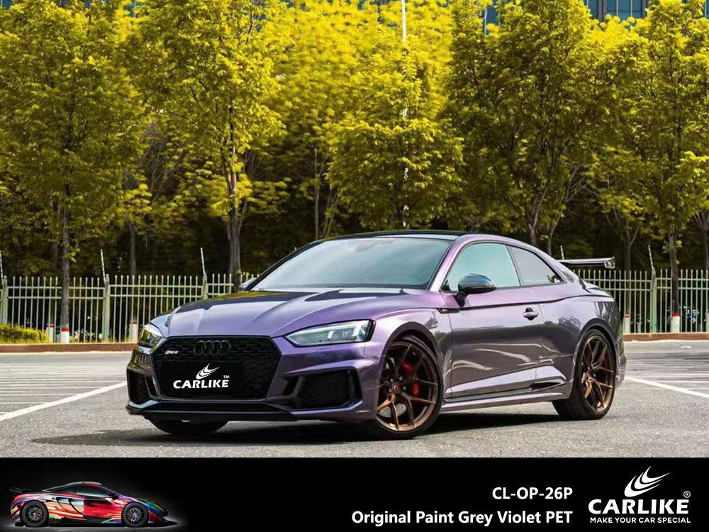 CARLIKE CL-OP-26P Original Paint Grey Violet Vinyl PET Liner - CARLIKE WRAP