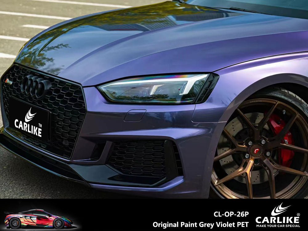 CARLIKE CL-OP-26P Original Paint Grey Violet Vinyl PET Liner - CARLIKE WRAP
