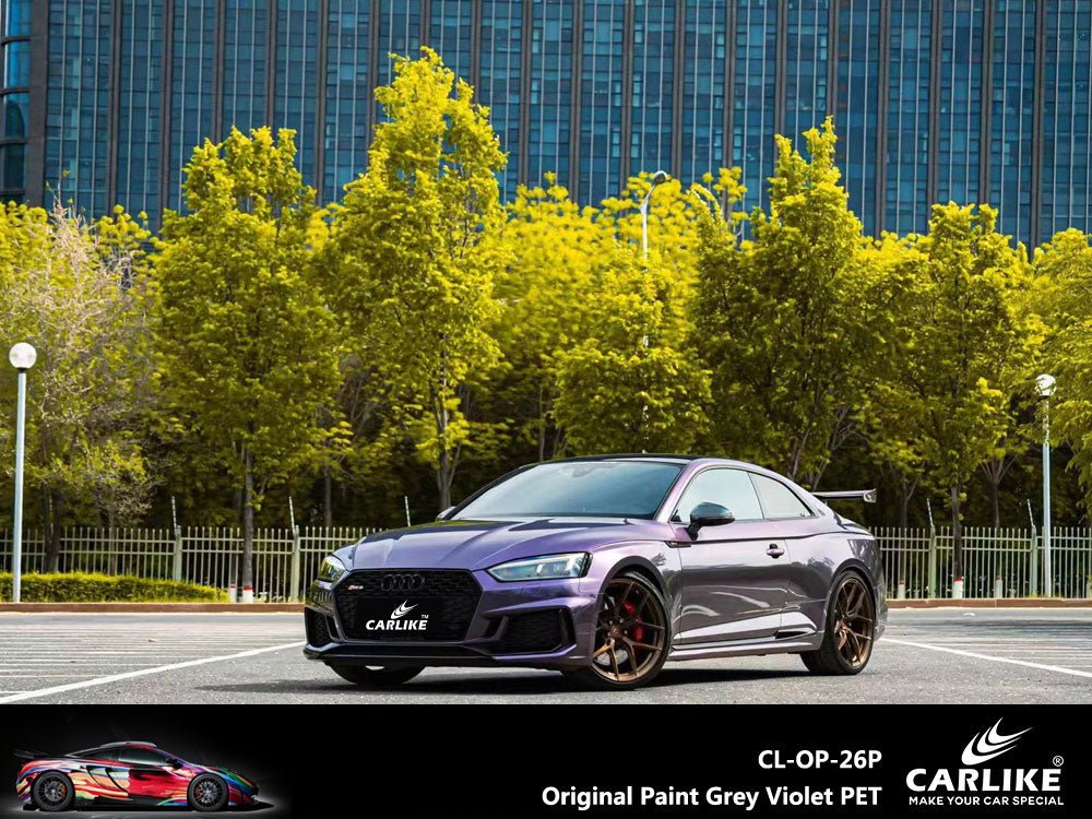 CARLIKE CL-OP-26P Original Paint Grey Violet Vinyl PET Liner - CARLIKE WRAP