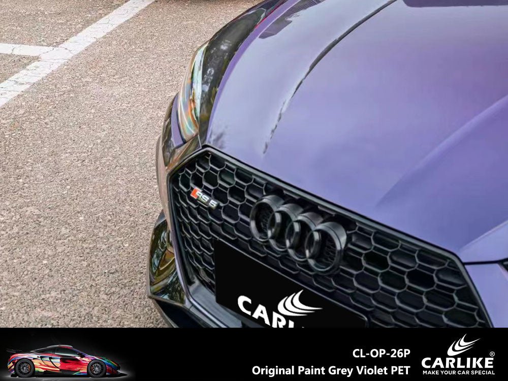 CARLIKE CL-OP-26P Original Paint Grey Violet Vinyl PET Liner - CARLIKE WRAP