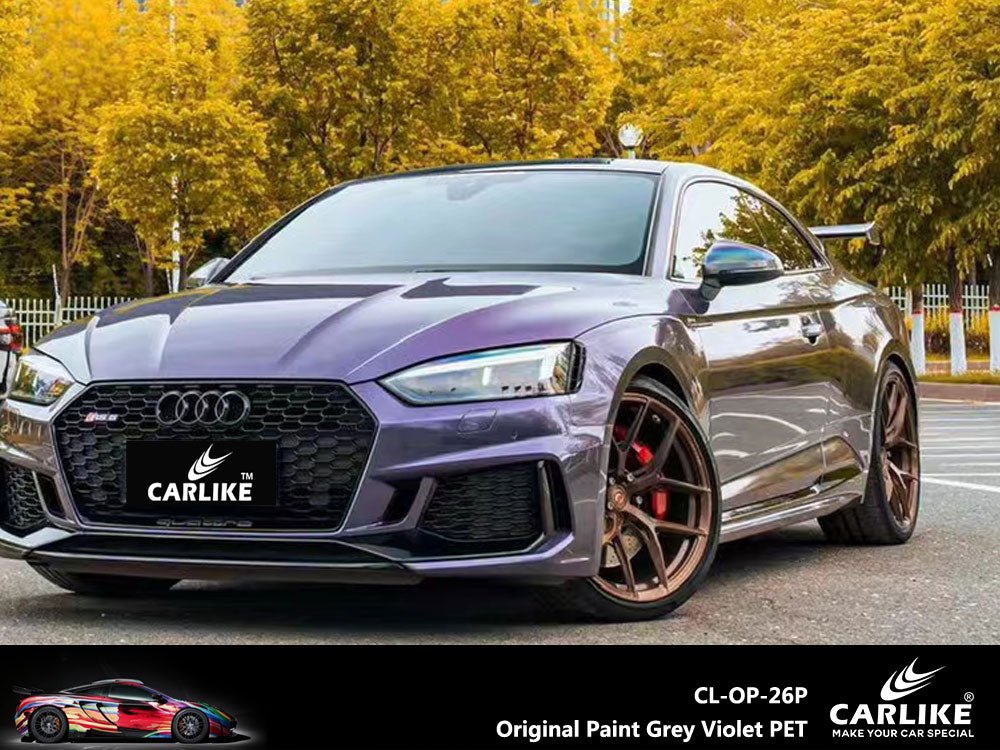 CARLIKE CL-OP-26P Original Paint Grey Violet Vinyl PET Liner - CARLIKE WRAP