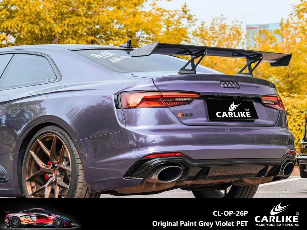 CARLIKE CL-OP-26P Original Paint Grey Violet Vinyl PET Liner - CARLIKE WRAP