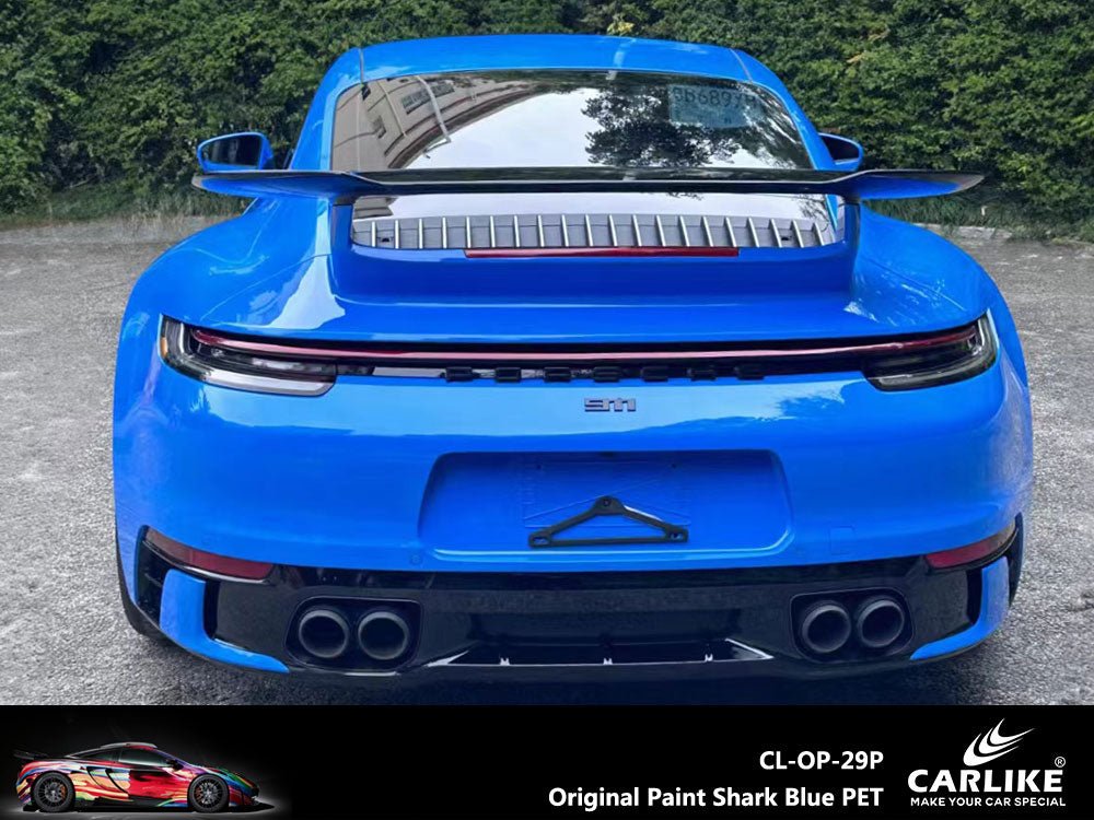 CARLIKE CL-OP-29P Original Paint Shark Blue Vinyl PET Liner - CARLIKE WRAP