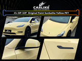 CARLIKE CL-OP-32P Original Paint Sunbathe Yellow Vinyl PET Liner - CARLIKE WRAP
