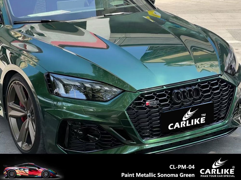 CARLIKE CL-PM-04 Paint Metallic Sonoma Green Vinyl - CARLIKE WRAP