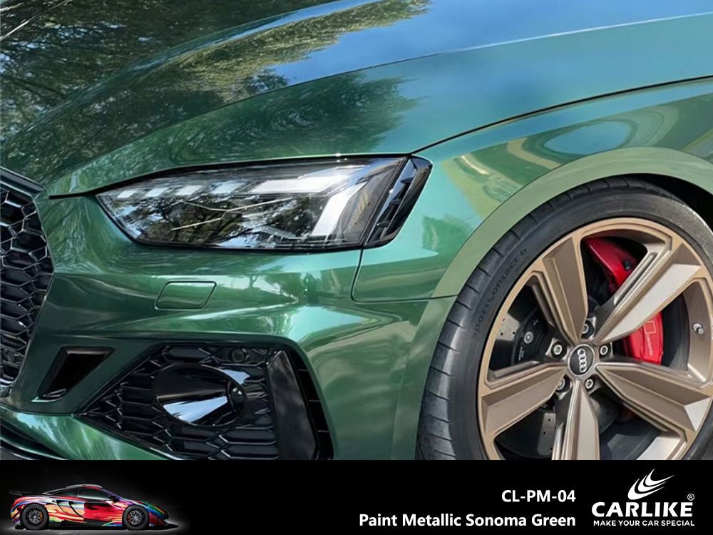 CARLIKE CL-PM-04 Paint Metallic Sonoma Green Vinyl - CARLIKE WRAP