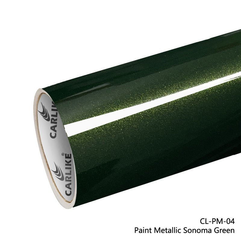 CARLIKE CL-PM-04P Paint Metallic Sonoma Green Vinyl PET Liner - CARLIKE WRAP