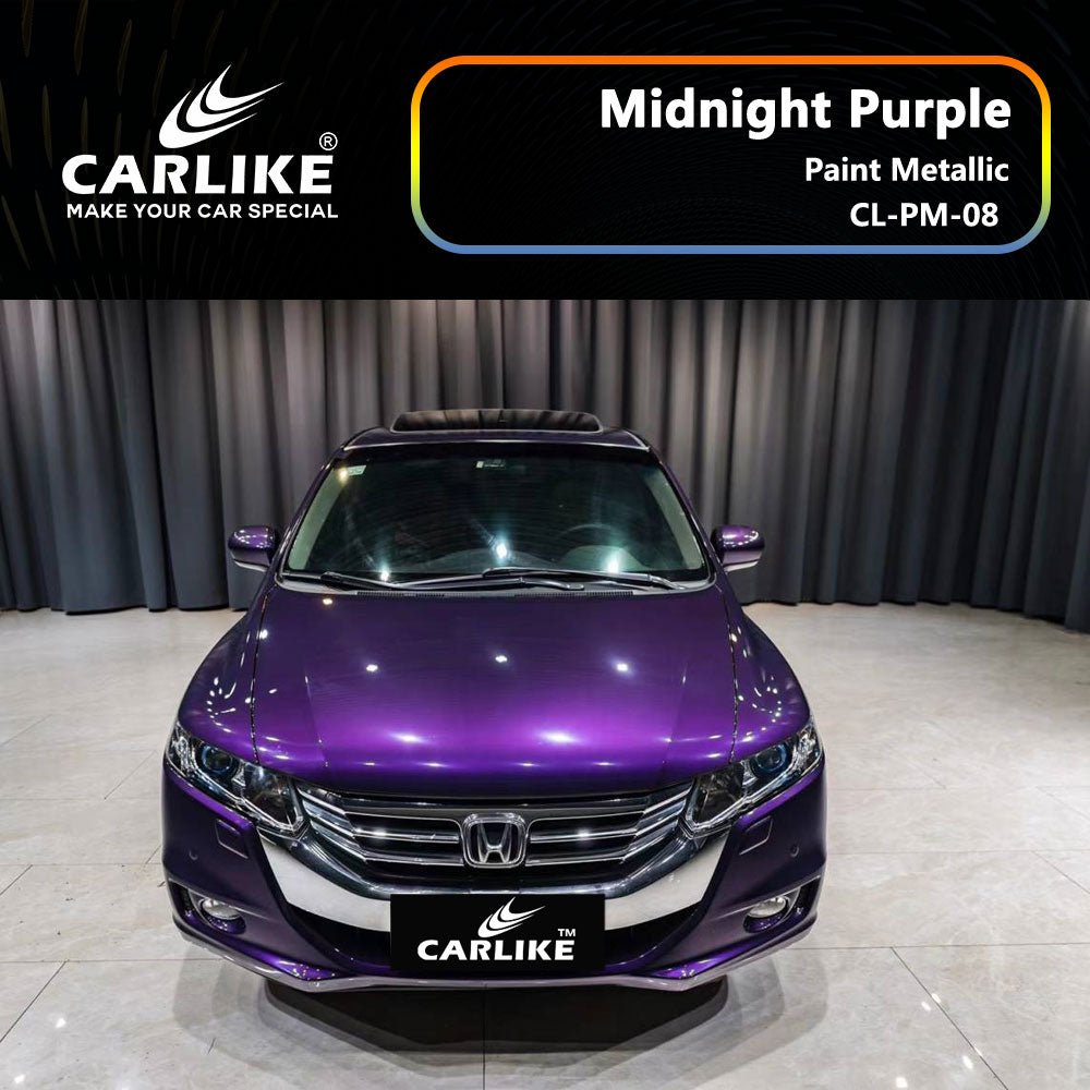 CARLIKE CL-PM-08 Paint Metallic Midnight Purple Vinyl - CARLIKE WRAP
