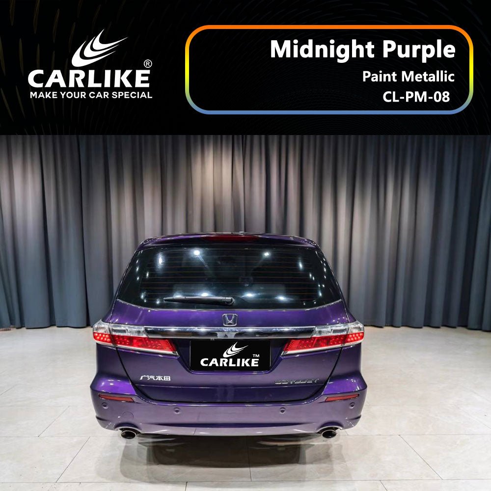 CARLIKE CL-PM-08 Paint Metallic Midnight Purple Vinyl - CARLIKE WRAP