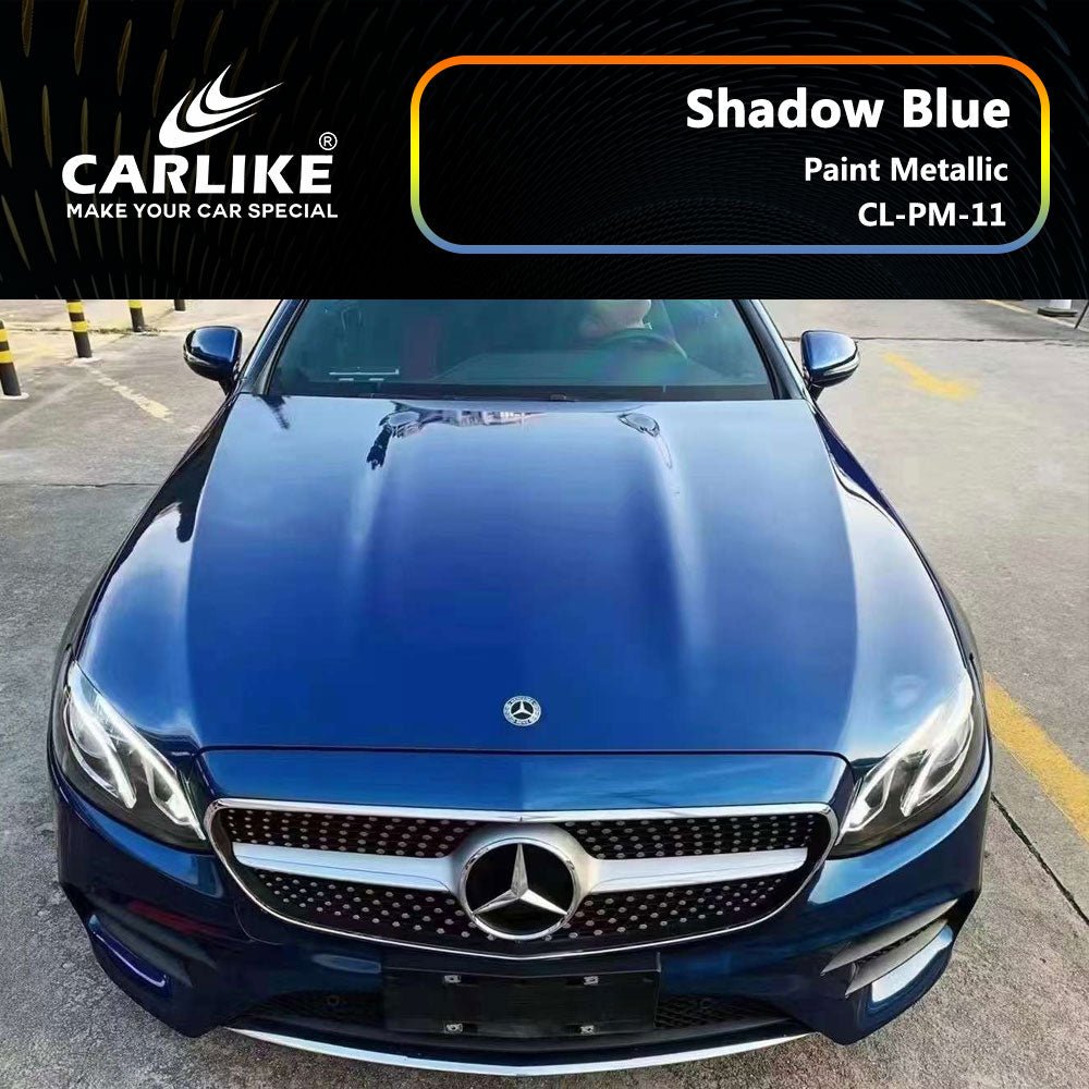 CARLIKE CL-PM-11 Paint Metallic Shadow Blue Vinyl - CARLIKE WRAP