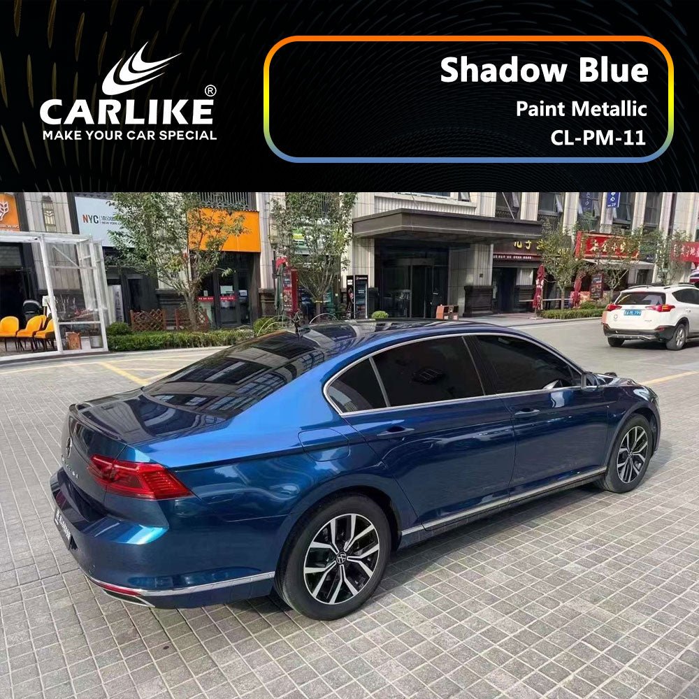 CARLIKE CL-PM-11 Paint Metallic Shadow Blue Vinyl - CARLIKE WRAP
