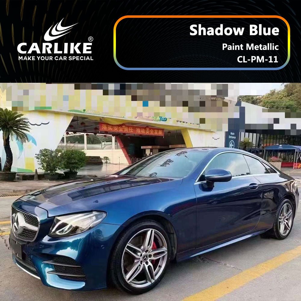 CARLIKE CL-PM-11 Paint Metallic Shadow Blue Vinyl - CARLIKE WRAP