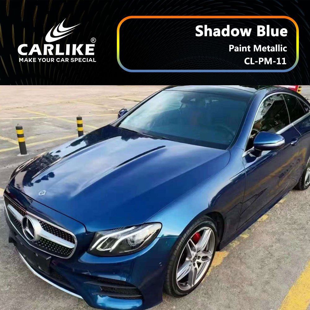 CARLIKE CL-PM-11 Paint Metallic Shadow Blue Vinyl - CARLIKE WRAP