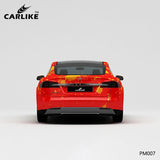 CARLIKE CL-PM007 Black Yellow Orange Color Splash-ink High-precision Printing Customized Car Vinyl Wrap - CARLIKE WRAP