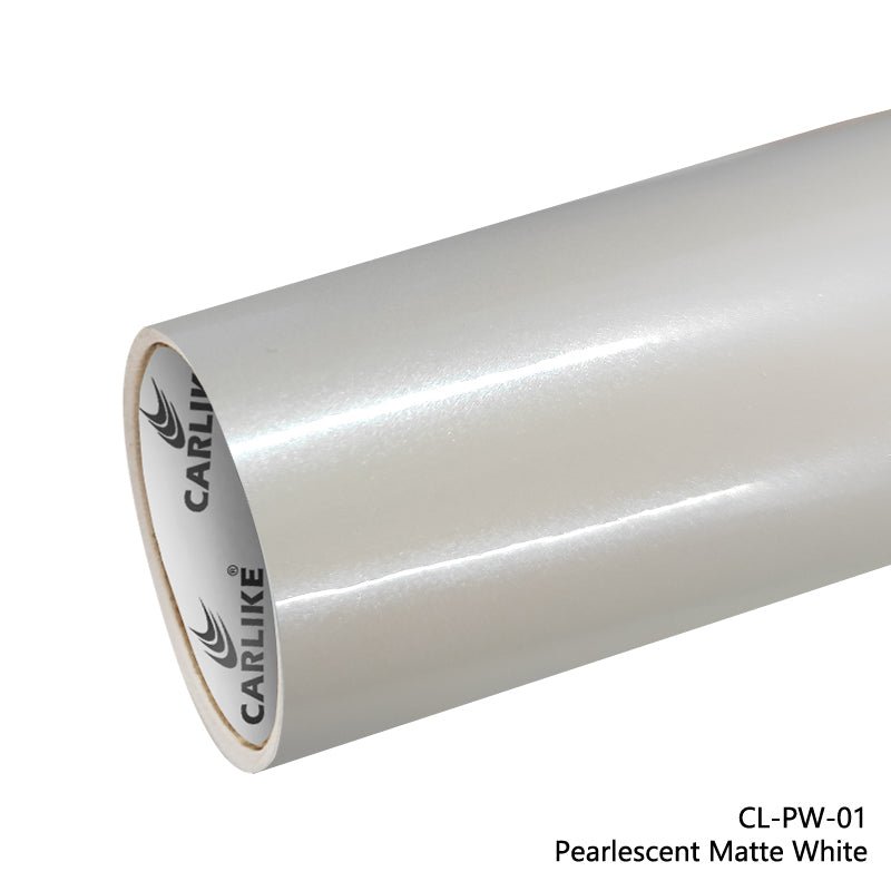CARLIKE CL-PW-01 Pearlescent Matte White Vinyl - CARLIKE WRAP